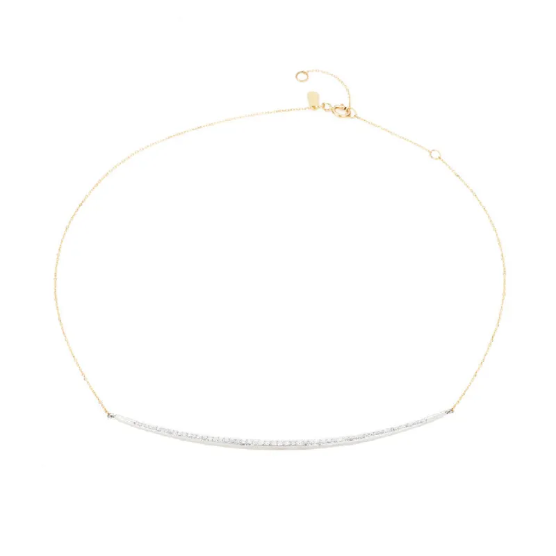 Pavé Curve Collar sold by Adina Reyter