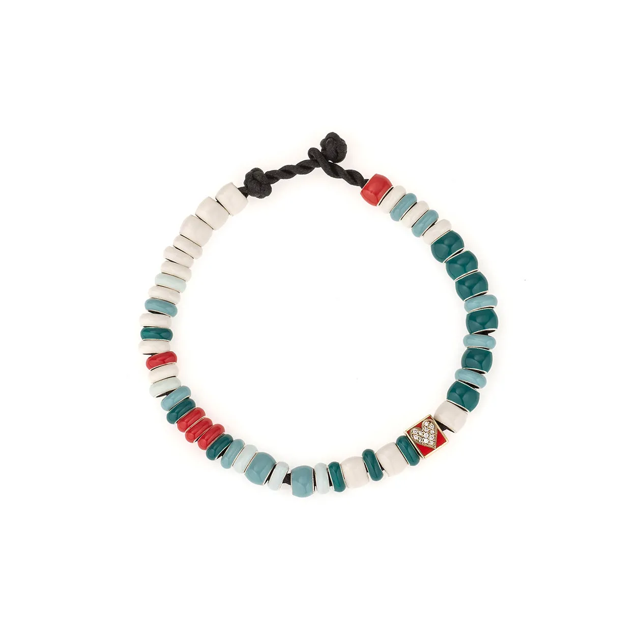 Bead Party Pavé Dream Heart Bracelet sold by Adina Reyter