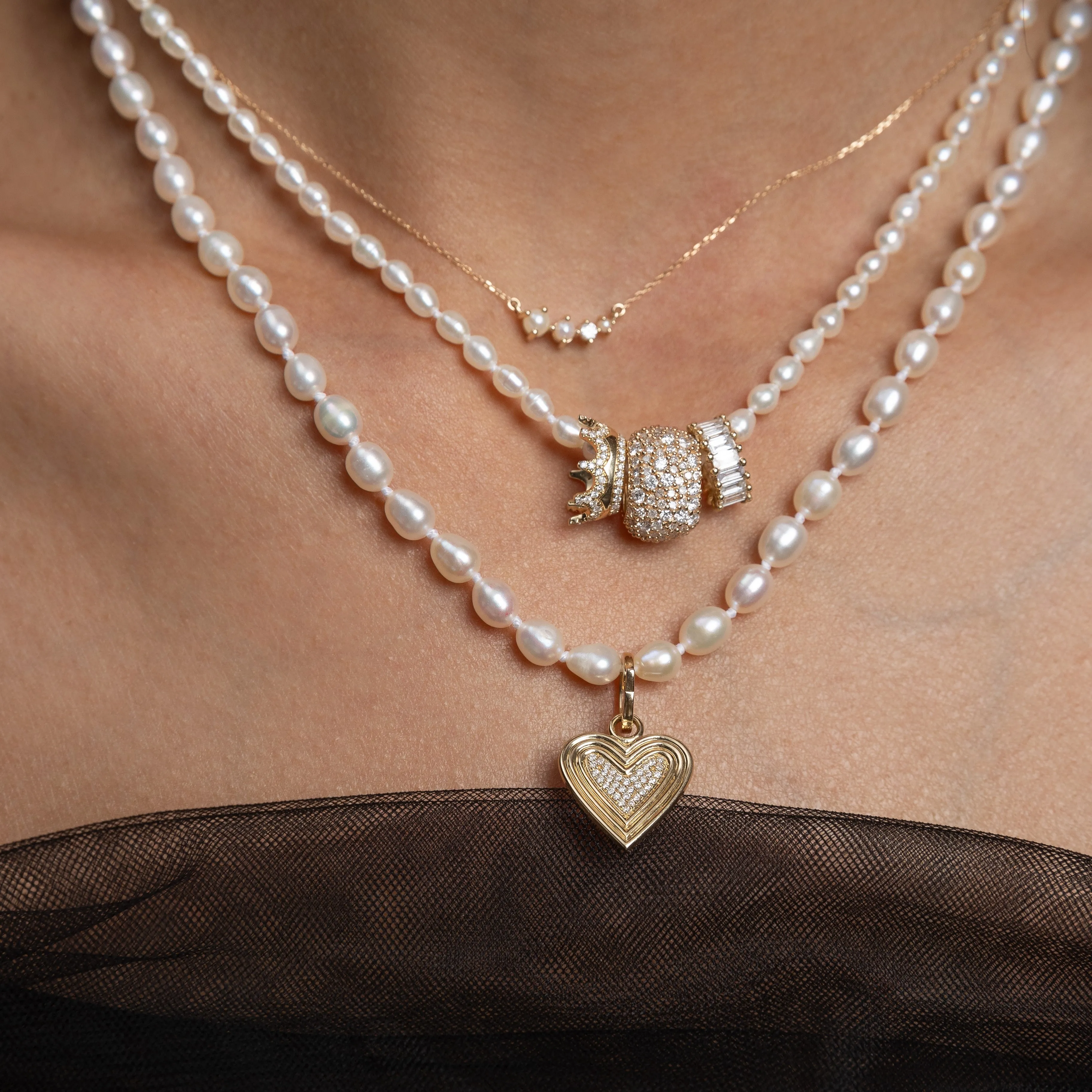 Pavé Crown Big Bead sold by Adina Reyter product image thumbnail 2