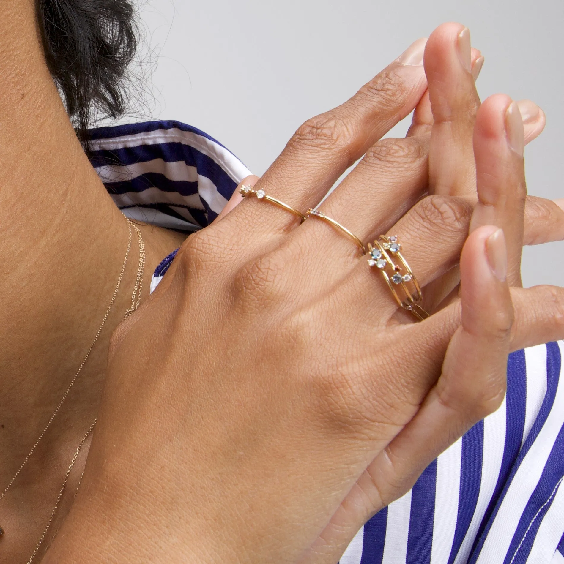 Gemstone Bubbles Dash Ring sold by Adina Reyter product image thumbnail 2