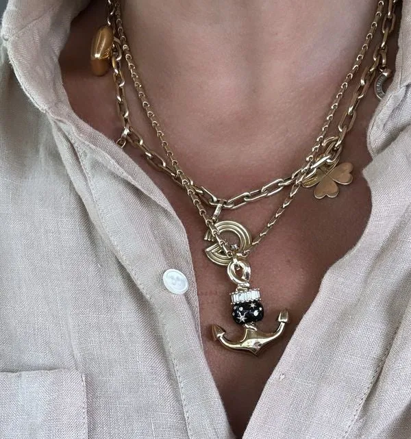 Teardrop Chain Necklace sold by Adina Reyter product image thumbnail 4