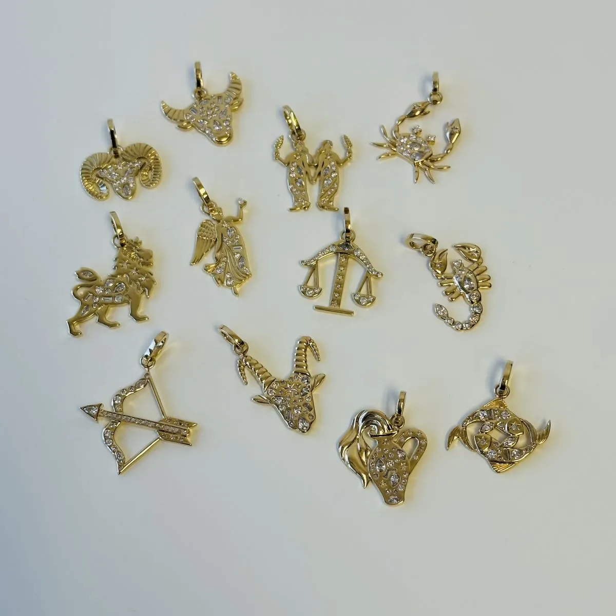 One of a Kind Mixed Diamond Leo Zodiac Hinged Charm sold by Adina Reyter product image thumbnail 3