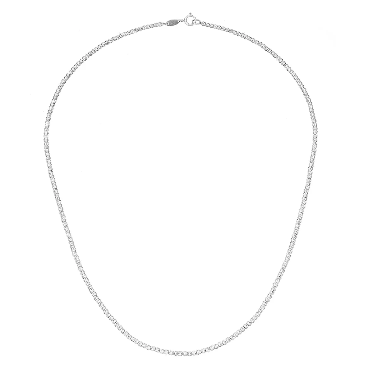 Bead Chain Necklace in Sterling Silver sold by Adina Reyter product image thumbnail 3