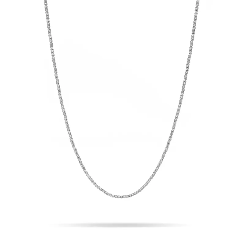 Bead Chain Necklace in Sterling Silver sold by Adina Reyter