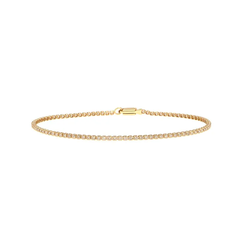 Lightweight Diamond Tennis Bracelet sold by Adina Reyter