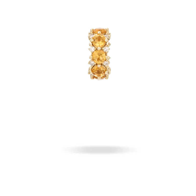 Citrine + Diamond Rounds Big Bead sold by Adina Reyter