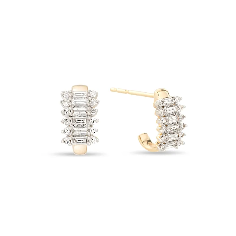 Stack Baguette J Hoops sold by Adina Reyter