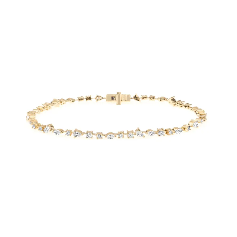 Premier Amigos Mixed Diamond Tennis Bracelet sold by Adina Reyter