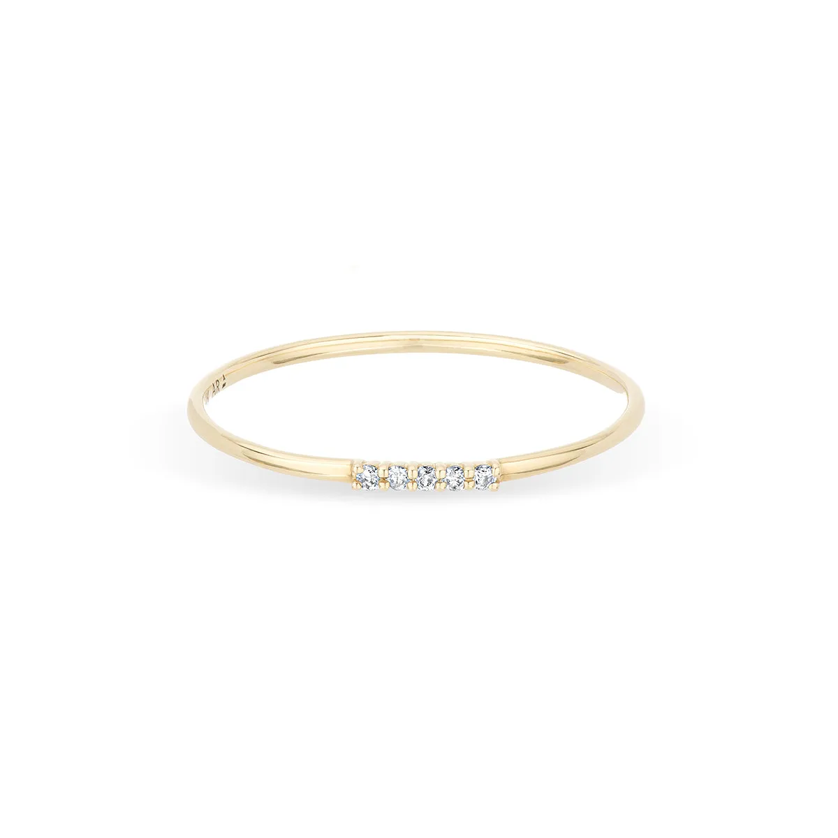 Diamond Dash Stacking Ring sold by Adina Reyter