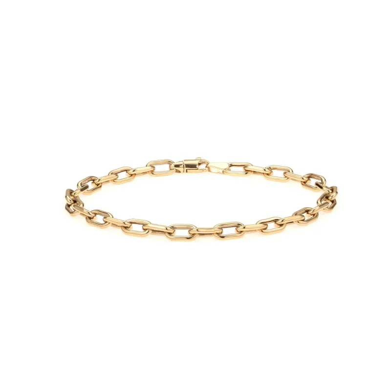 4mm Italian Chain Link Bracelet sold by Adina Reyter
