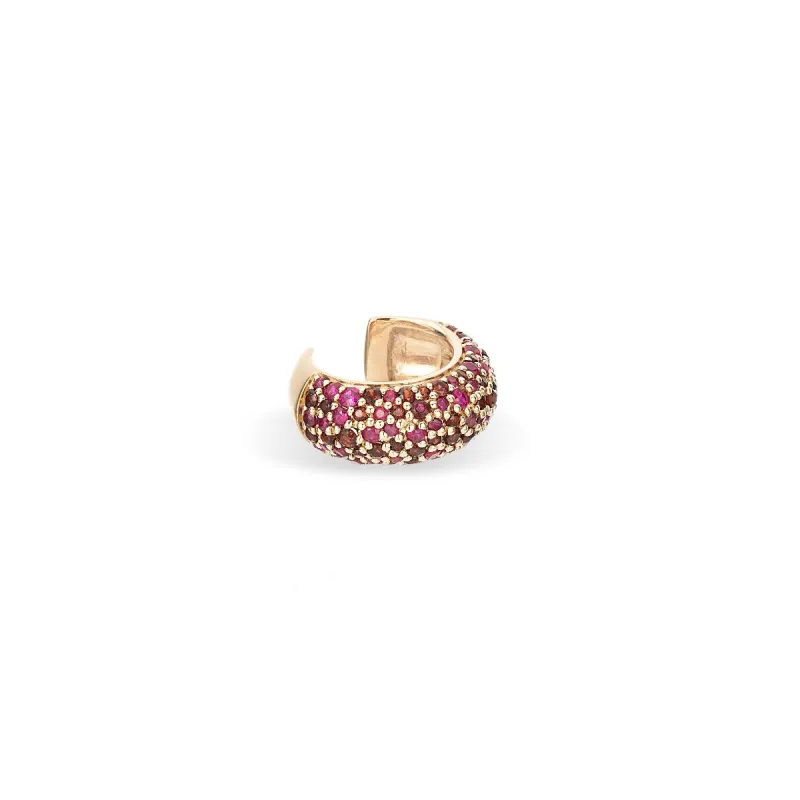 Wide Pavé Ruby + Garnet Ear Cuff sold by Adina Reyter
