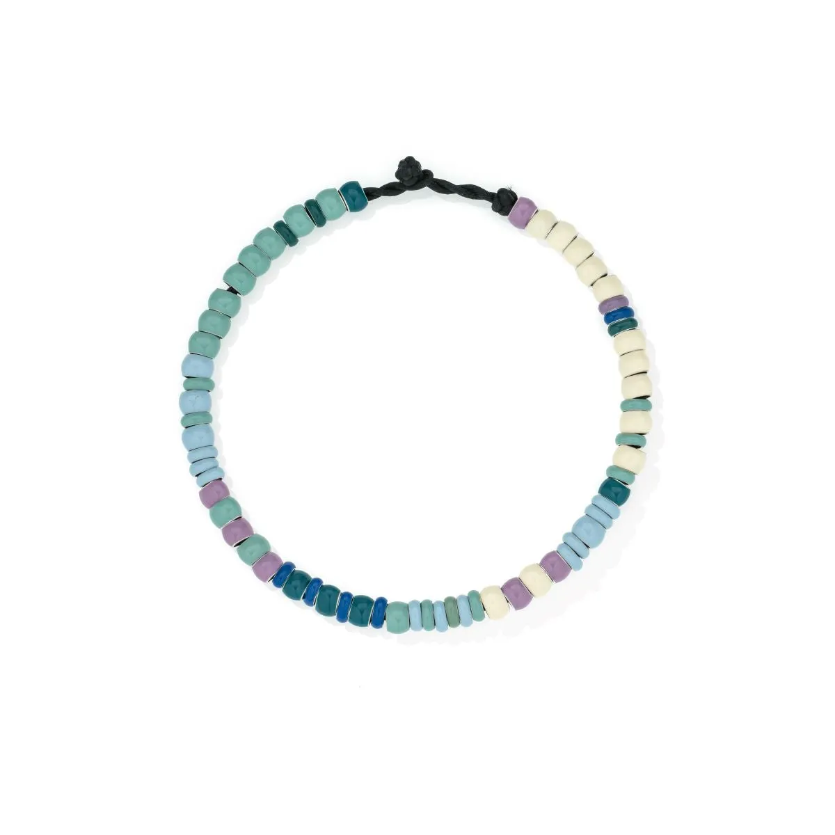 Bead Party Enamel Sea Mist Anklet sold by Adina Reyter