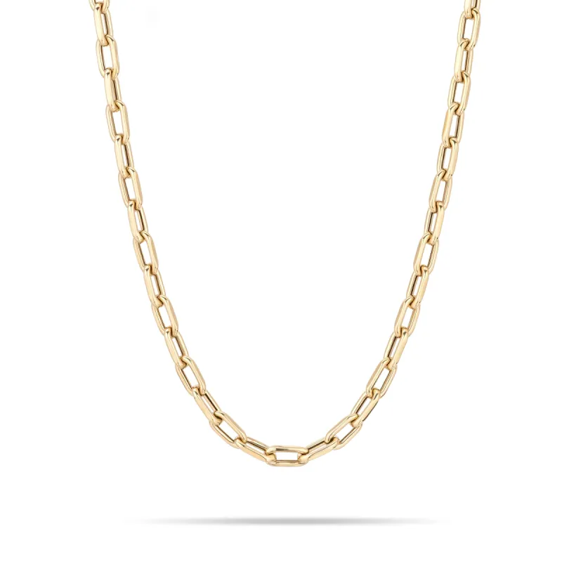 5.3mm Italian Chain Link Necklace sold by Adina Reyter