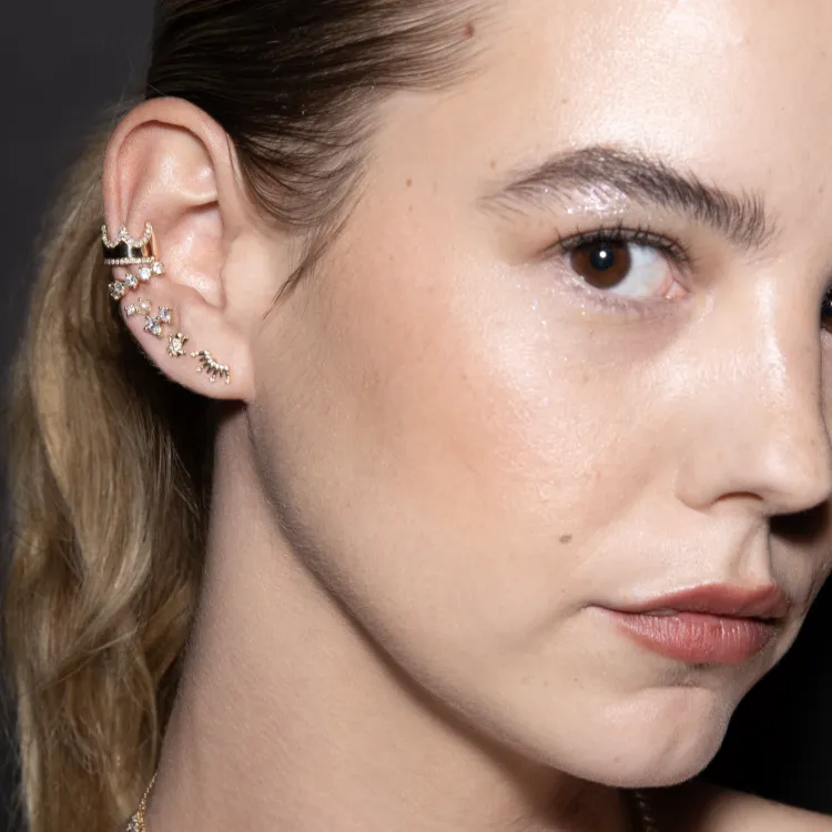 Pavé Frog Posts sold by Adina Reyter product image thumbnail 2