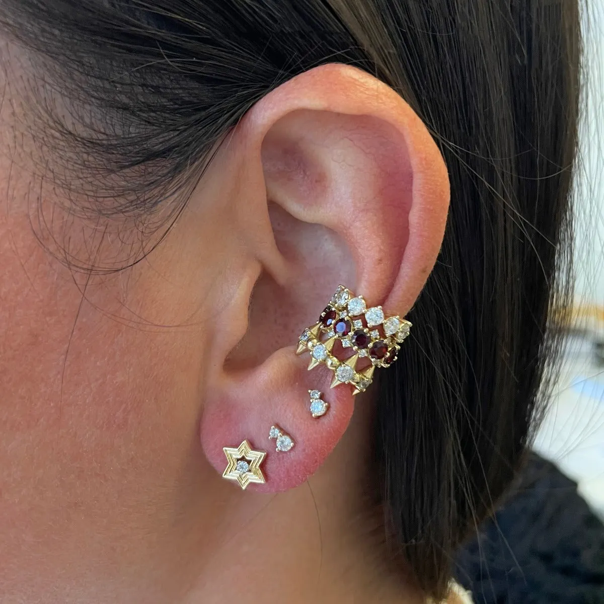 Groovy Diamond Star of David Posts sold by Adina Reyter product image thumbnail 2