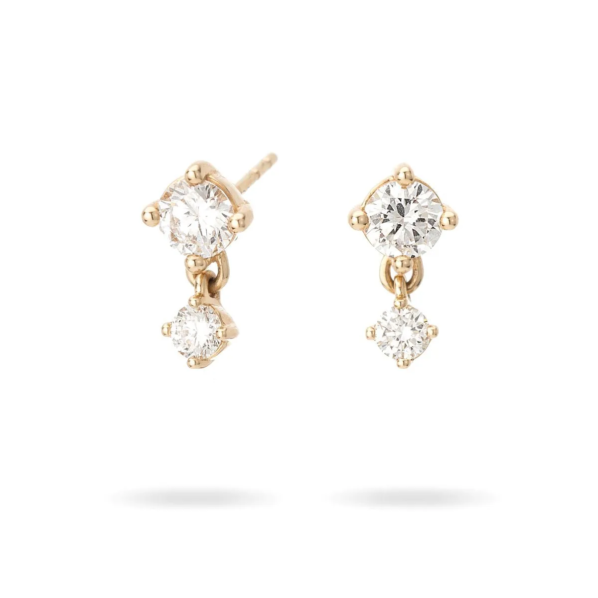 Round Diamond Drop Posts - Lab Grown sold by Adina Reyter product image thumbnail 3