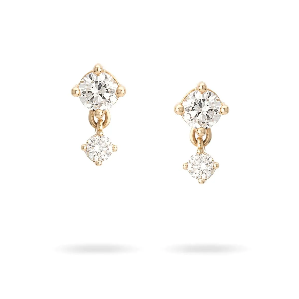 Round Diamond Drop Posts - Lab Grown sold by Adina Reyter