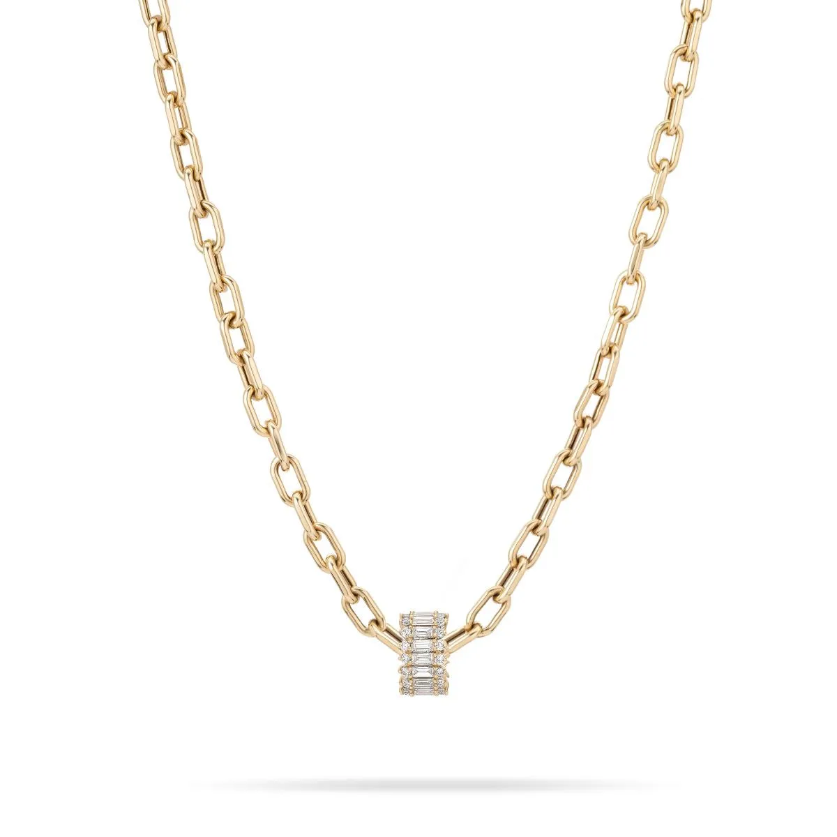 Diamond Full Stack Baguette Big Bead - Lab Grown sold by Adina Reyter product image thumbnail 5