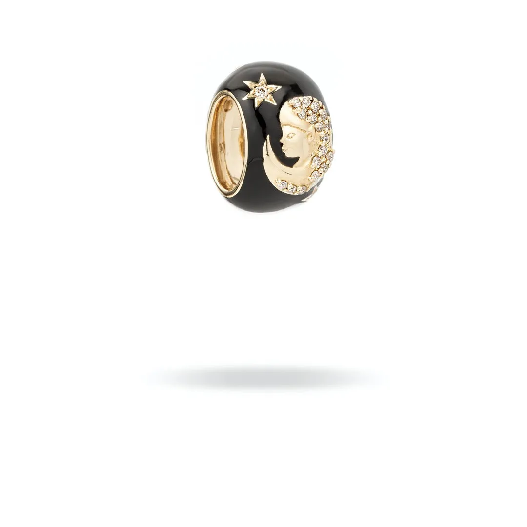 Zodiac Ceramic + Diamond Virgo Big Bead sold by Adina Reyter product image thumbnail 5