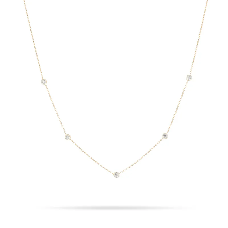 5 Diamond Chain Necklace sold by Adina Reyter