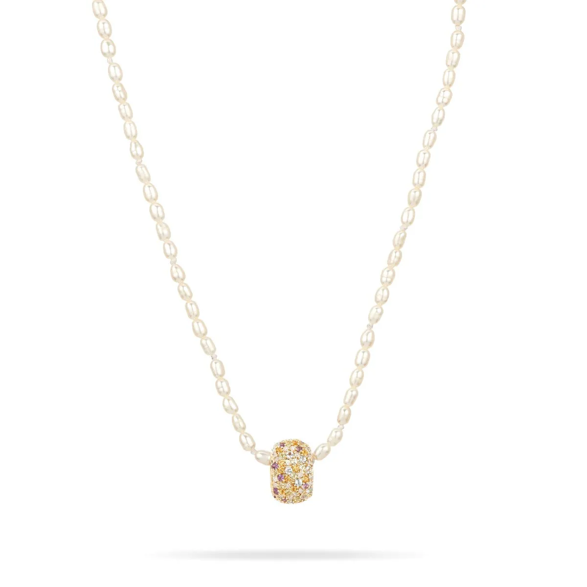 Diamond + Gemstone Iridescent Big Bead sold by Adina Reyter product image thumbnail 5