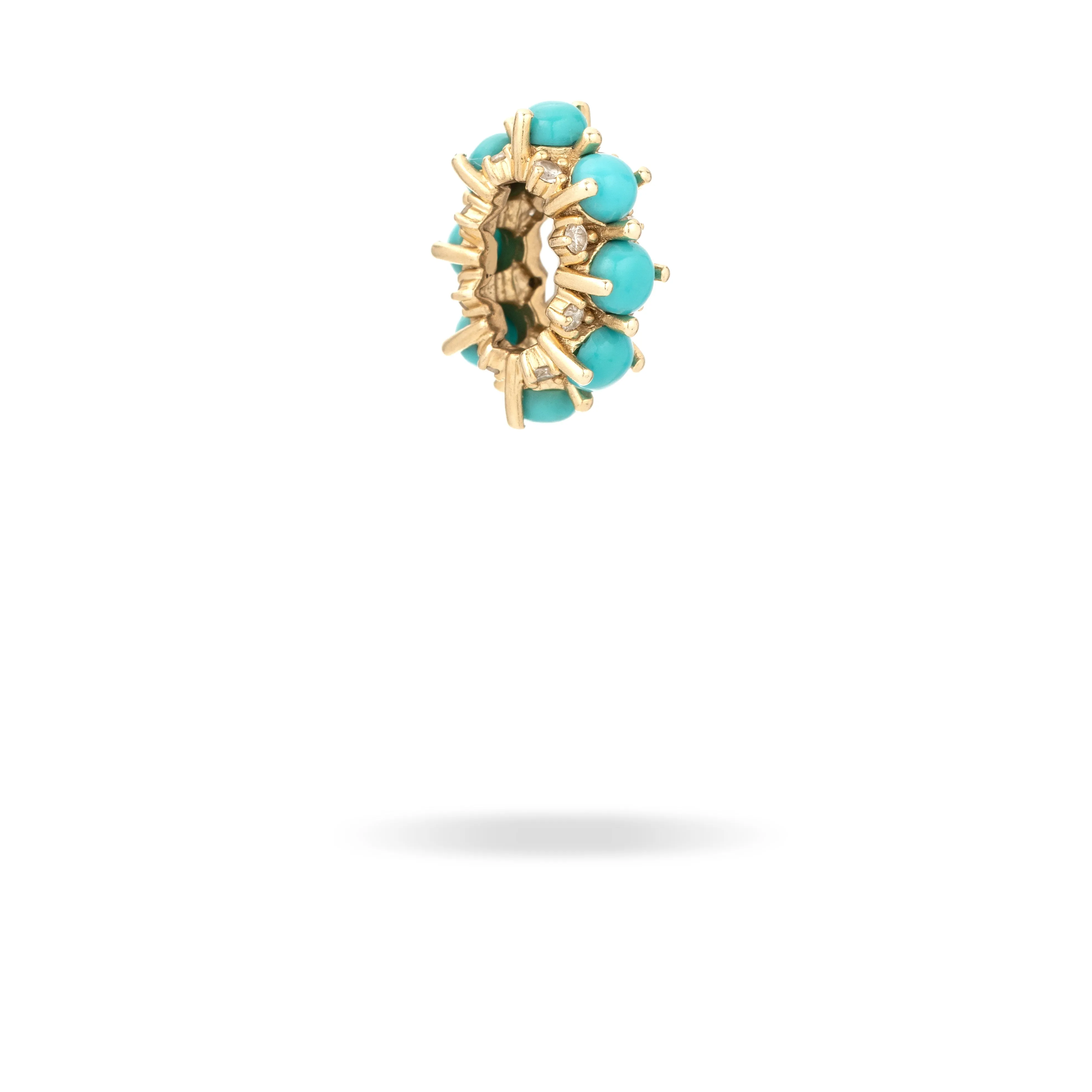 Turquoise + Diamond Rounds Big Bead sold by Adina Reyter product image thumbnail 3