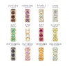 Diamond Prong Set Baguette Big Bead - Lab Grown sold by Adina Reyter
