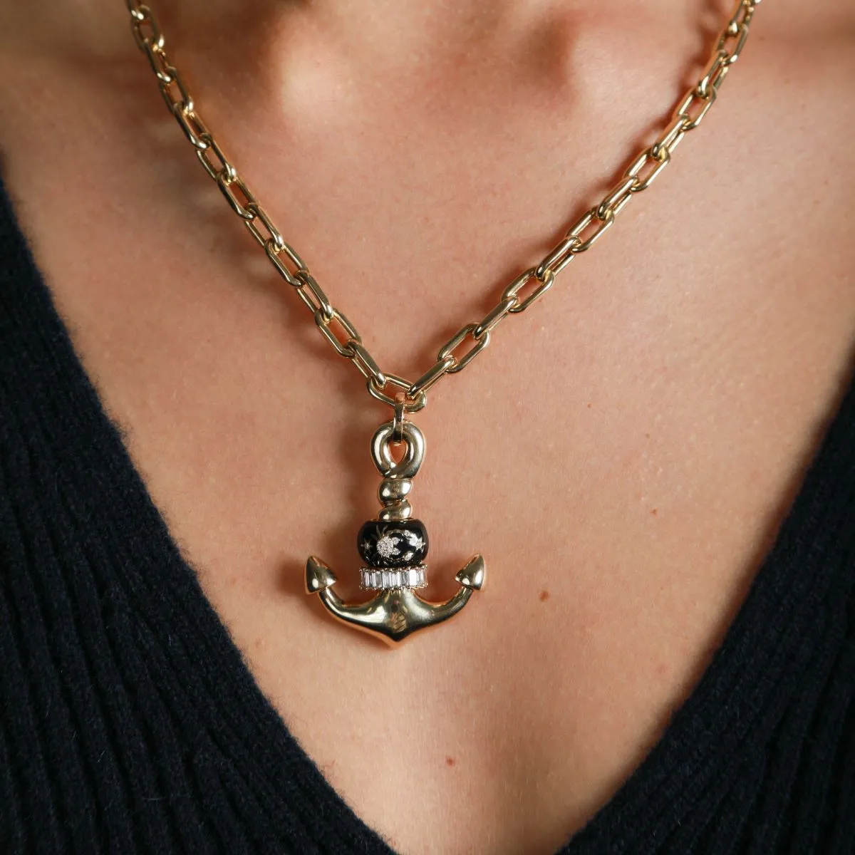 Diamond Prong Set Baguette Big Bead - Lab Grown sold by Adina Reyter product image thumbnail 2