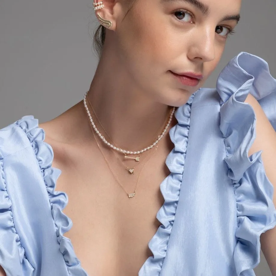 Pavé Wing Necklace sold by Adina Reyter product image thumbnail 2