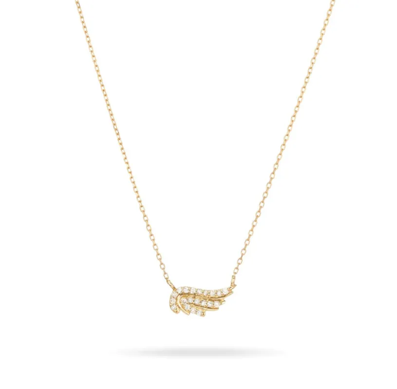 Pavé Wing Necklace sold by Adina Reyter