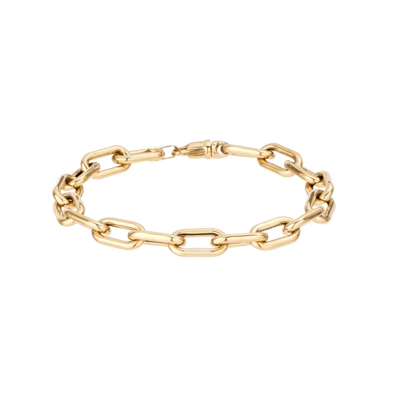 7mm Italian Chain Link Bracelet sold by Adina Reyter