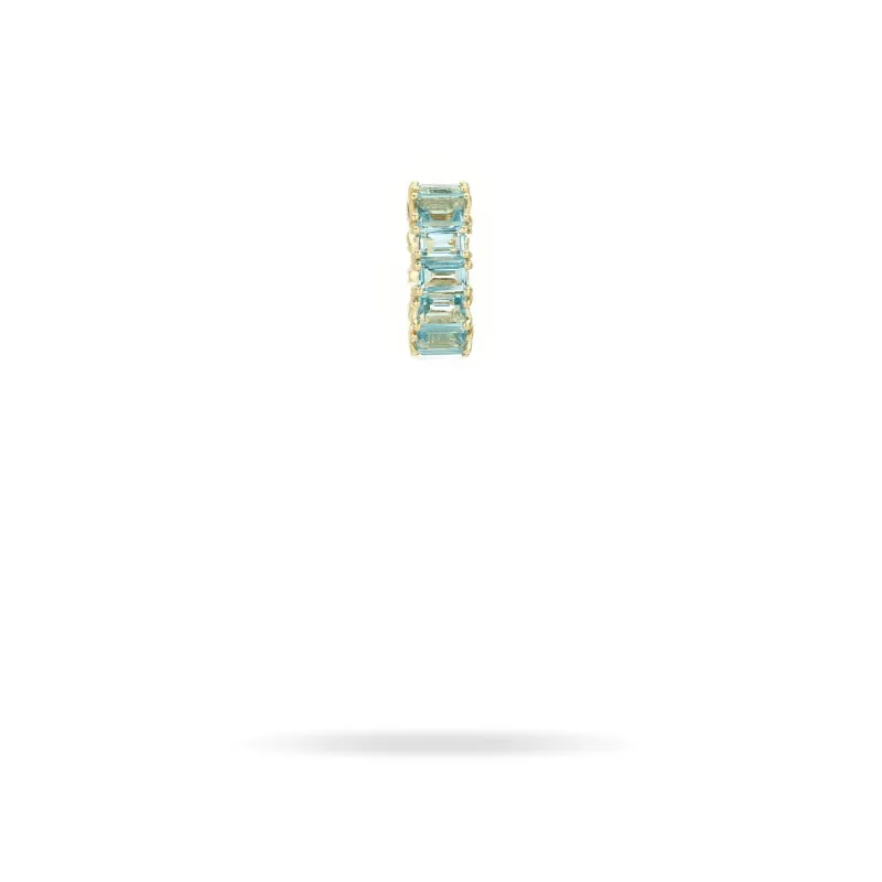 Blue Topaz Baguette Big Bead sold by Adina Reyter