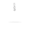Groovy Diamond Initial Mini Bead Charm S in Sterling Silver sold by Adina Reyter