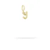 Groovy Diamond Initial Mini Bead Charm Y sold by Adina Reyter