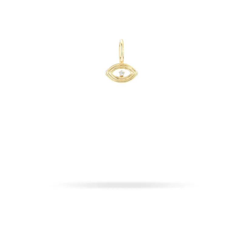 Groovy Diamond Evil Eye Mini Bead Charm sold by Adina Reyter