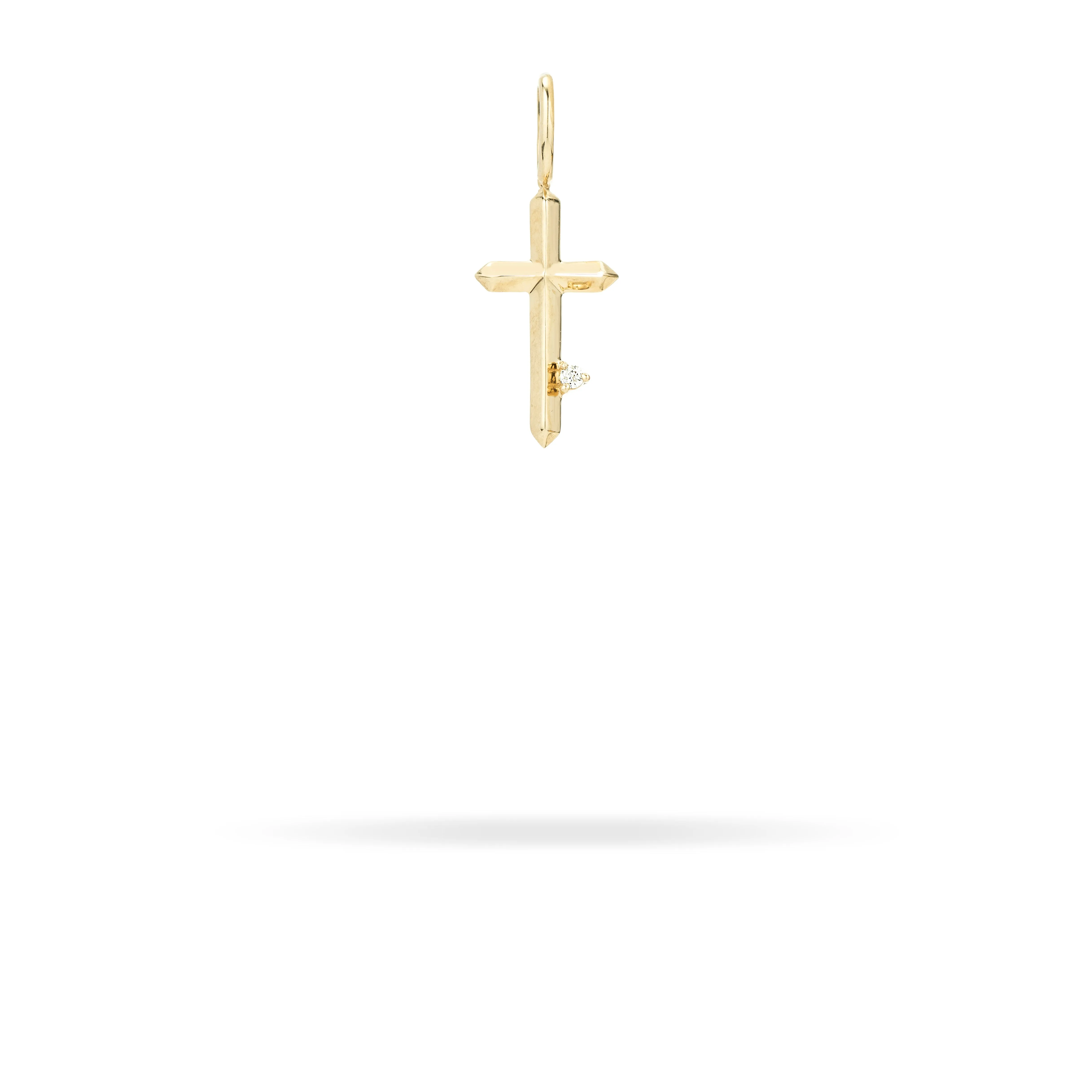 Diamond Cross Mini Bead Charm (Just Bead) sold by Adina Reyter
