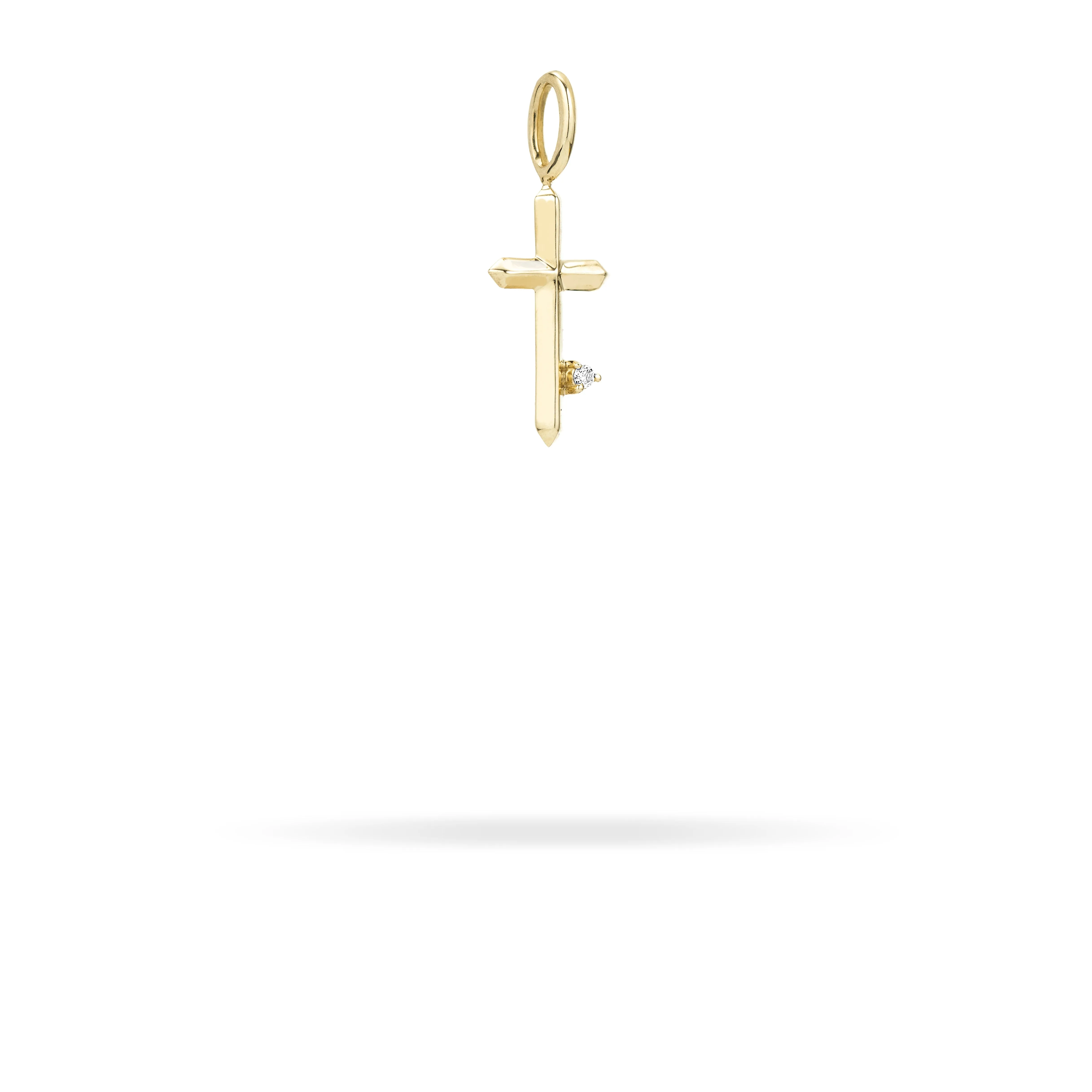 Diamond Cross Mini Bead Charm (Just Bead) sold by Adina Reyter product image thumbnail 2