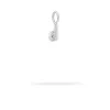Groovy Diamond Initial Mini Bead Charm D in Sterling Silver sold by Adina Reyter