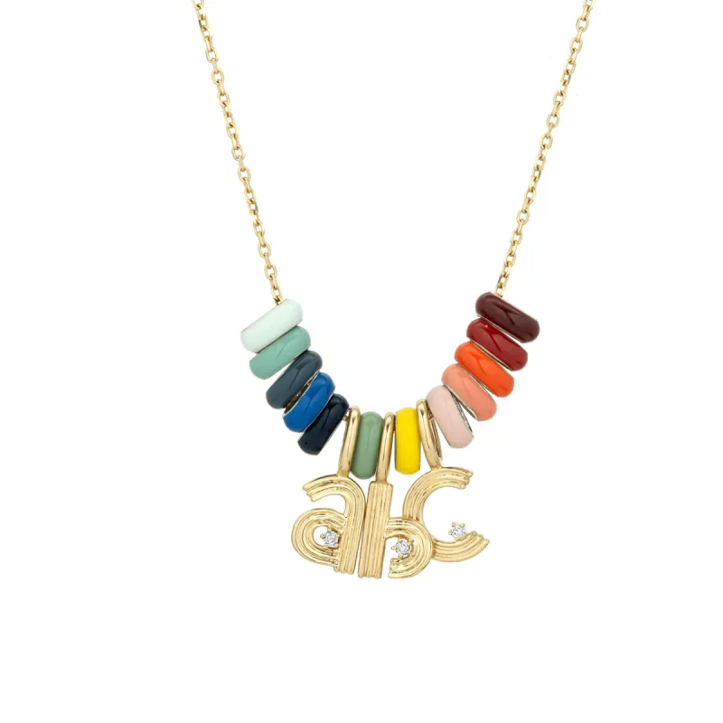 Carnival Necklace - Three Symbols sold by Adina Reyter