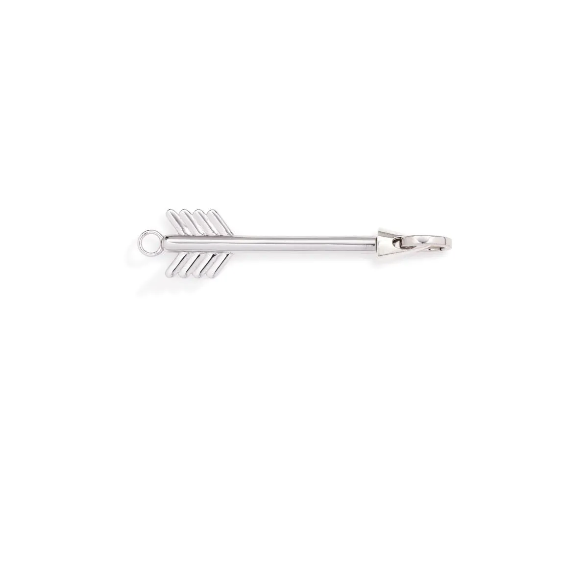 Arrow Hinged Charm in Sterling Silver for Big Beads sold by Adina Reyter