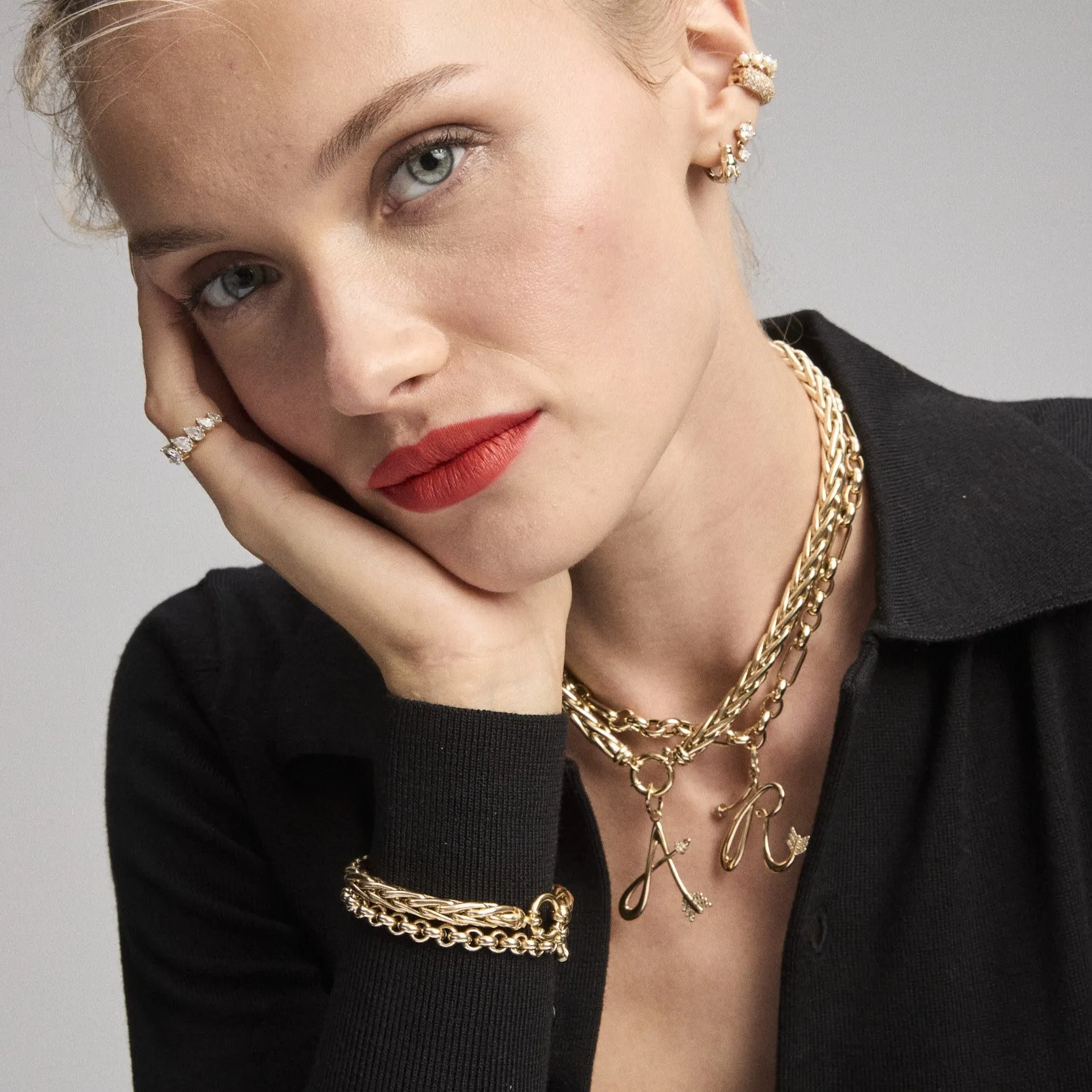 Chunky Wheat Chain Bracelet sold by Adina Reyter product image thumbnail 2