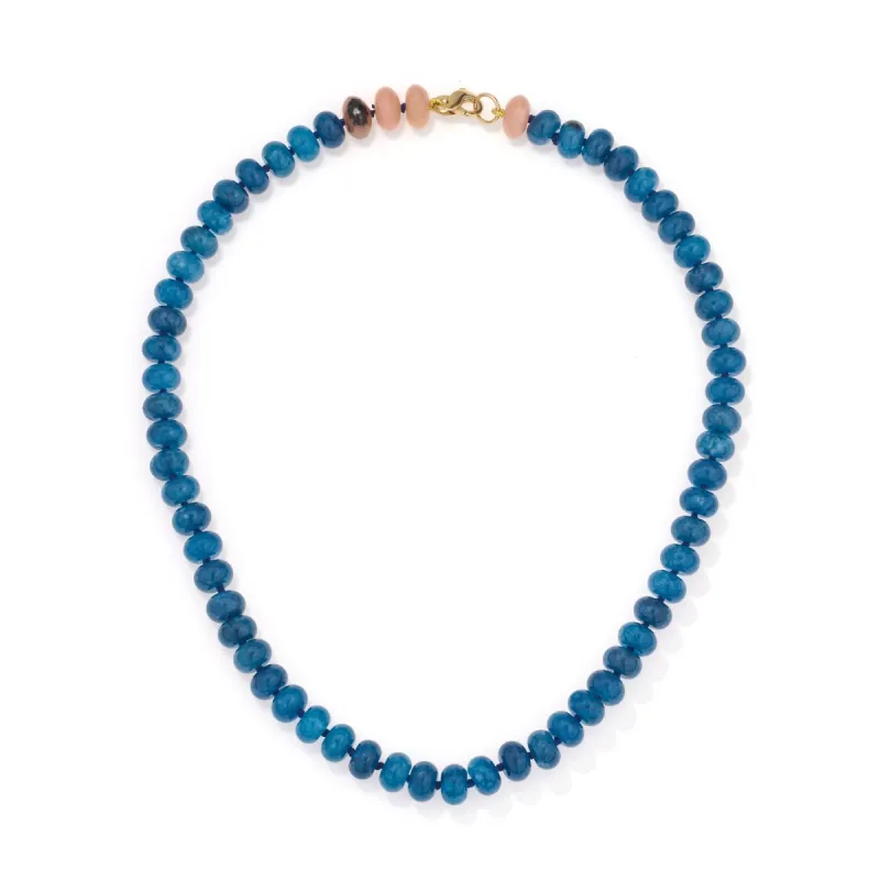 True Blue Gemstone Necklace sold by Adina Reyter