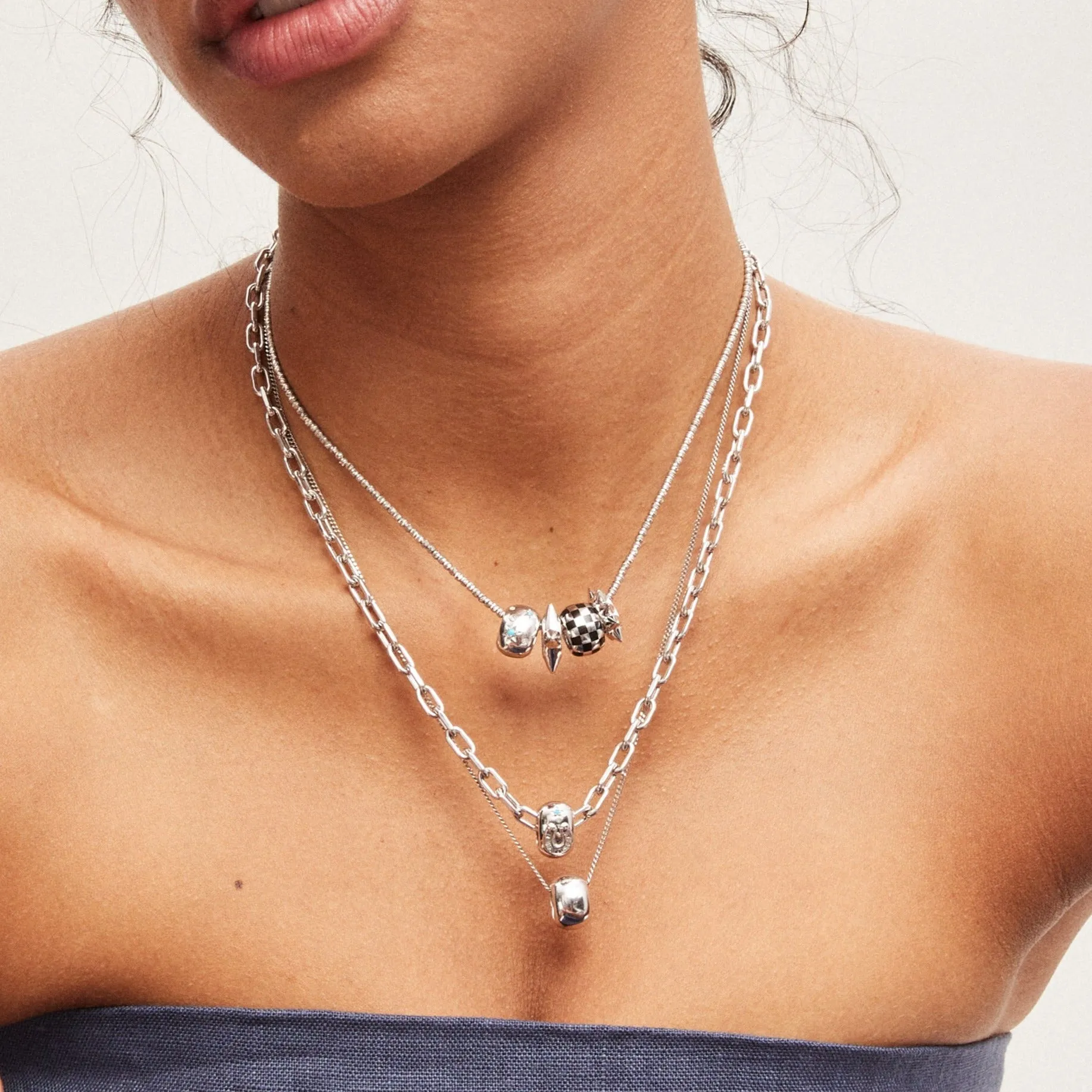 Engravable Big Bead in Sterling Silver sold by Adina Reyter product image thumbnail 2