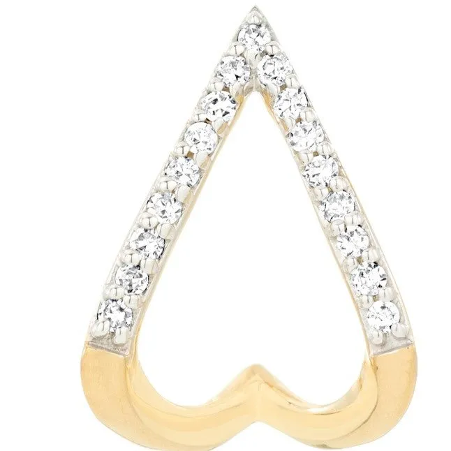 Diamond Double J Hoops sold by Adina Reyter