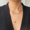 Tiny Diamond Round Dog Tag Necklace - Lab Grown sold by Adina Reyter