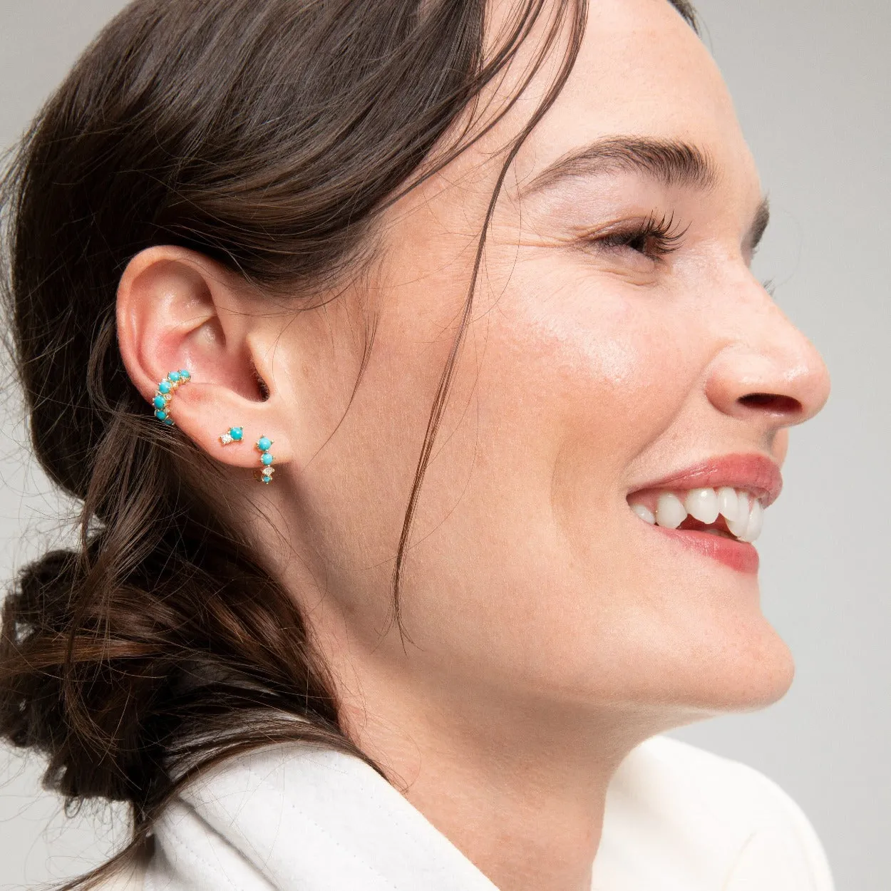 Turquoise + Diamond Amigos Posts sold by Adina Reyter product image thumbnail 2