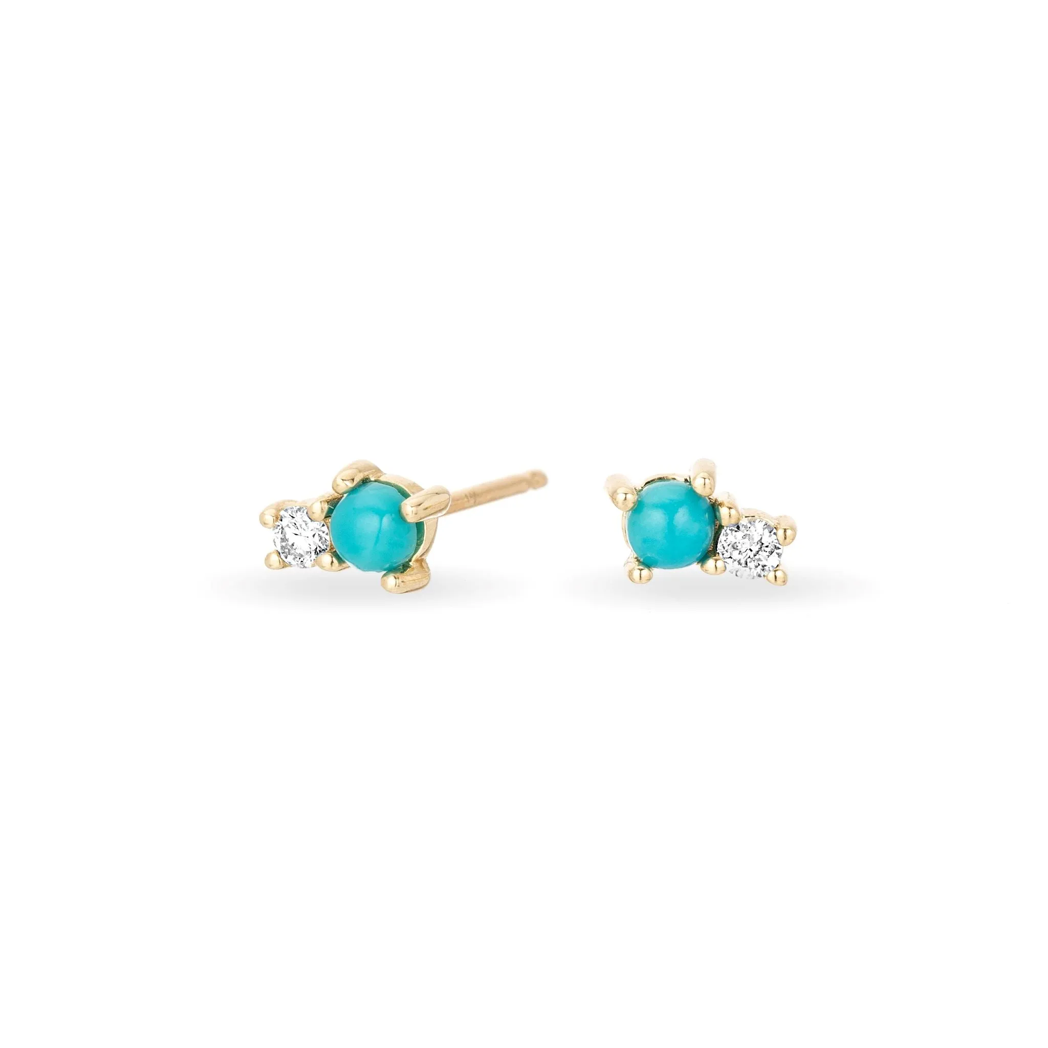Turquoise + Diamond Amigos Posts sold by Adina Reyter product image thumbnail 3