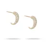 Thorn Pavé Huggie Hoops sold by Adina Reyter