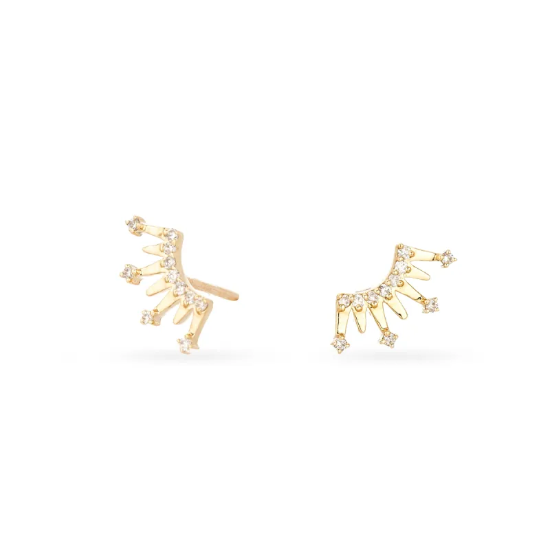 Pavé Crown Posts sold by Adina Reyter