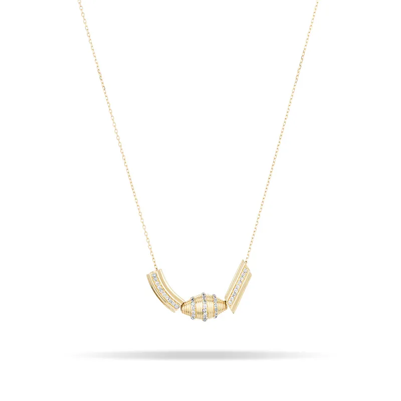 Pasta Pave Trio Necklace sold by Adina Reyter